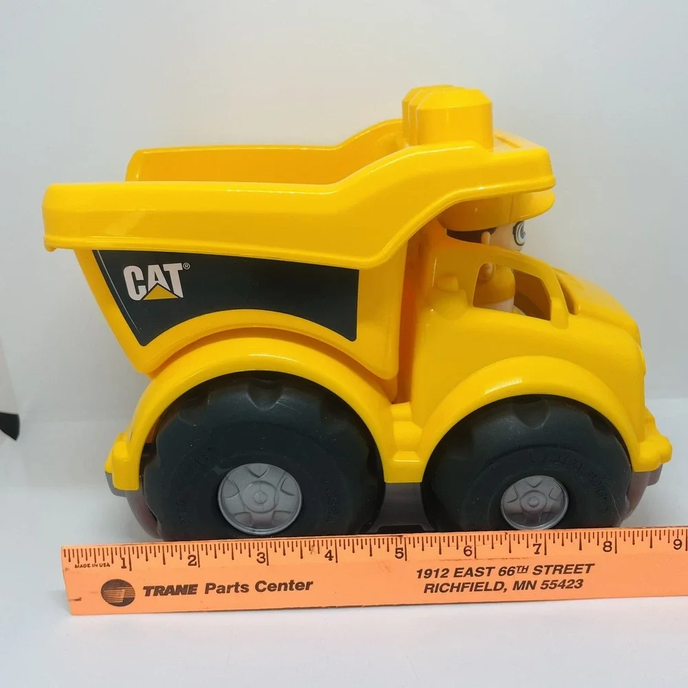 Mega Bloks First Builders Caterpillar Dump Truck‎ Yellow & Black